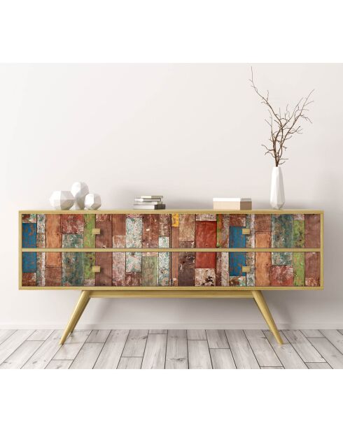 Stickers en rouleau Industrial multicolore - 65x100 cm