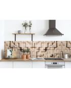 Stickers en rouleau Cubos madera multicolore - 65x100 cm