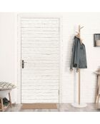 Stickers en rouleau Muro ladrillo blanco multicolore - 65x100 cm