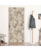 Stickers en rouleau Hexagonos madera 2 multicolore - 65x100 cm