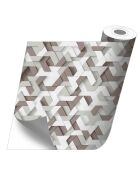 Stickers en rouleau 3d tricolor 1 multicolore - 65x100 cm