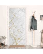 Stickers en rouleau Marble golden touch multicolore - 65x100 cm