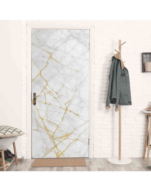 Stickers en rouleau Marble golden touch multicolore - 65x100 cm