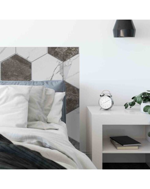 Stickers en rouleau Hexamarble multicolore - 65x100 cm