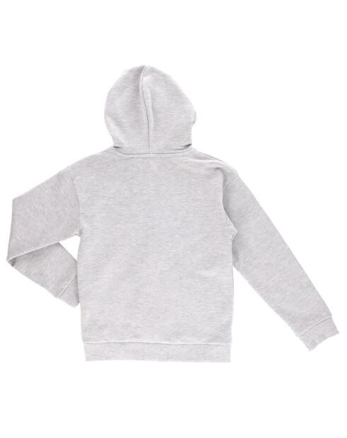 Sweat zippé en Coton Viking gris