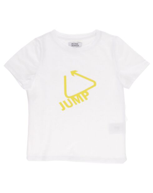 T-Shirt Souple MC imprimé blanc