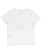 T-Shirt Souple MC imprimé blanc