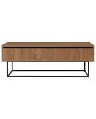 Table basse Est marron/noir - 120x60x43 cm