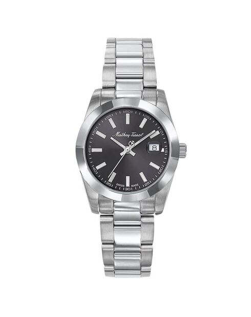 Montre Femme Quartz en Acier Mathy I argentée