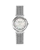 Montre Femme Quartz en Acier Allure argentée
