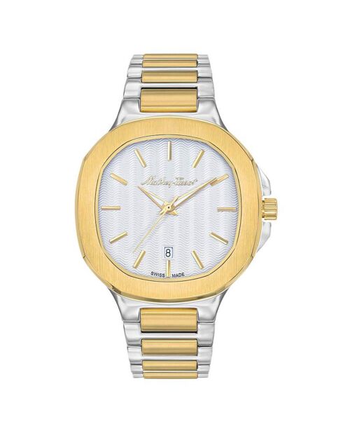 Montre Homme Quartz en Acier Evasion argenté/doré