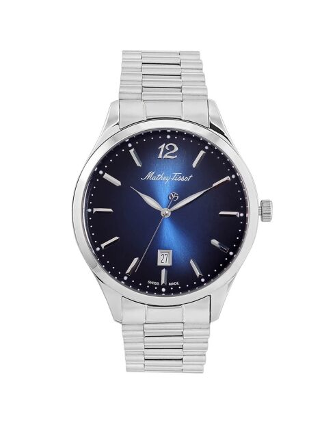 Montre Homme Quartz en Acier Urban argentée