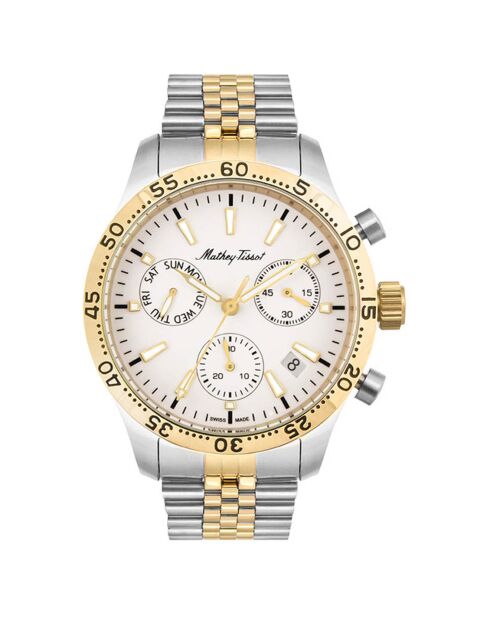 Montre Homme Quartz en Acier Type 22 argenté/doré