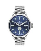 Montre Homme Automatique en Acier Elica argentée