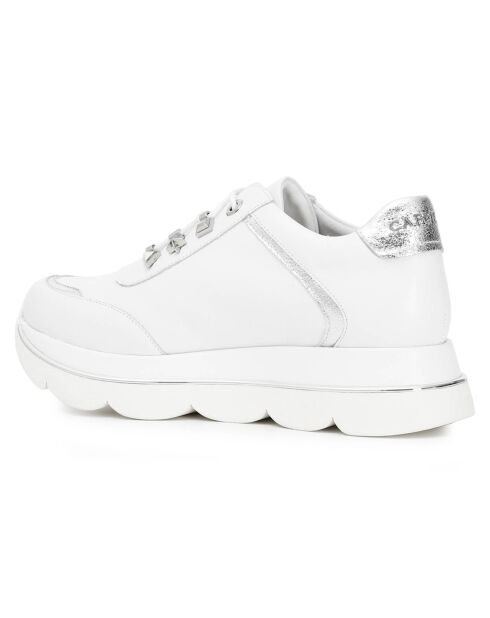 Sneakers en Cuir Roxann blanches