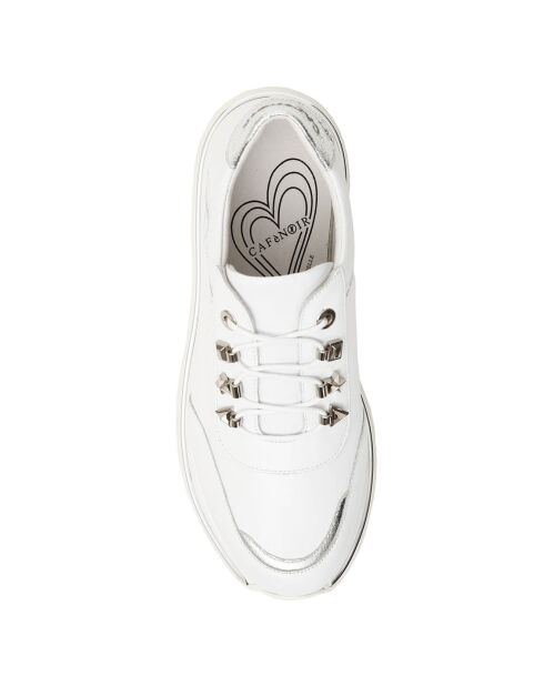 Sneakers en Cuir Roxann blanches