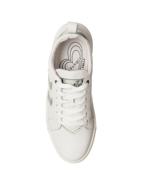 Sneakers en Cuir Aba blanches