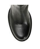 Bottes en Cuir Destiny noires - Talon 8.5 cm