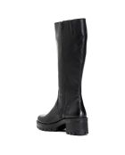 Bottes en Cuir Alyssa noires