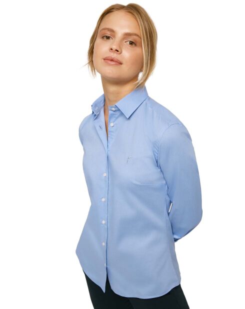 Chemise Miss Rigby Go Stretch bleue
