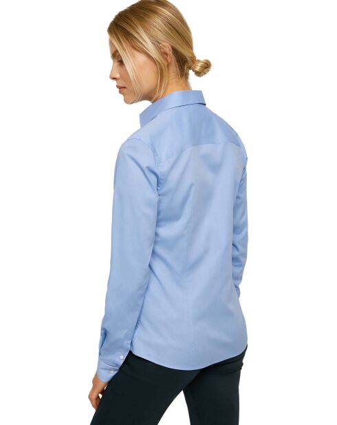 Chemise Miss Rigby Go Stretch bleue