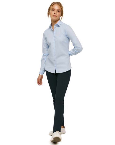 Chemise Miss Rigby Go Stretch bleu ciel