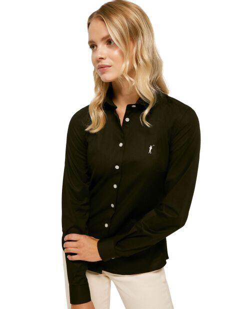 Chemise Miss Rigby Go Stretch noire