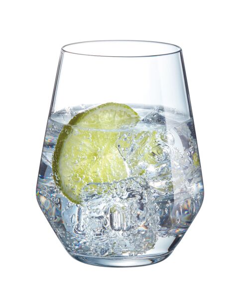 8 Verres à eau Diamantis transparents - 40 cl