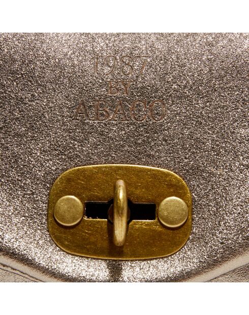 Bronze Hero leren schoudertas - 26x14x7,5 cm