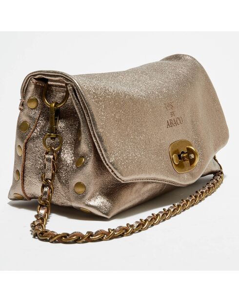 Bronze Hero leren schoudertas - 26x14x7,5 cm