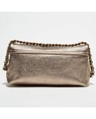 Bronze Hero leren schoudertas - 26x14x7,5 cm