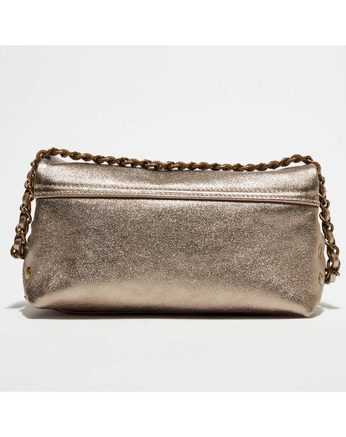 Bronze Hero leren schoudertas - 26x14x7,5 cm