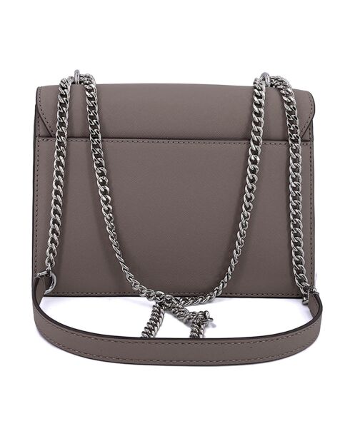 Sac à bandoulière en Cuir Emerson gris - 16x21x8 cm