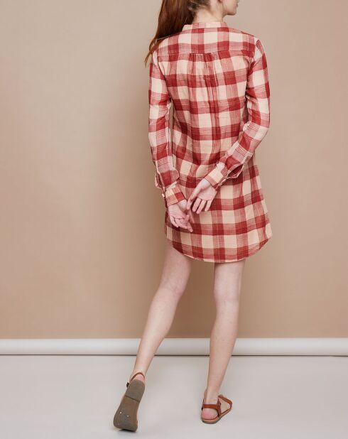 Robe Hanna Handloom Check rouille