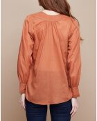 Blouse Jampa Lace Detail canyon