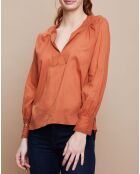 Blouse Jampa Lace Detail canyon