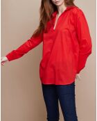 Blouse Ariane rouge