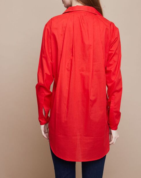 Blouse Ariane rouge