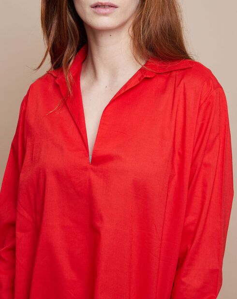 Blouse Ariane rouge