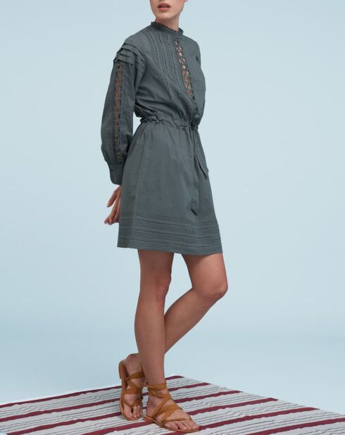 Robe Francesca bleu/gris