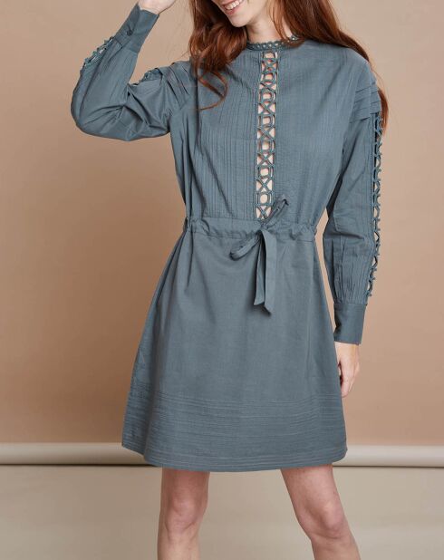 Robe Francesca bleu/gris