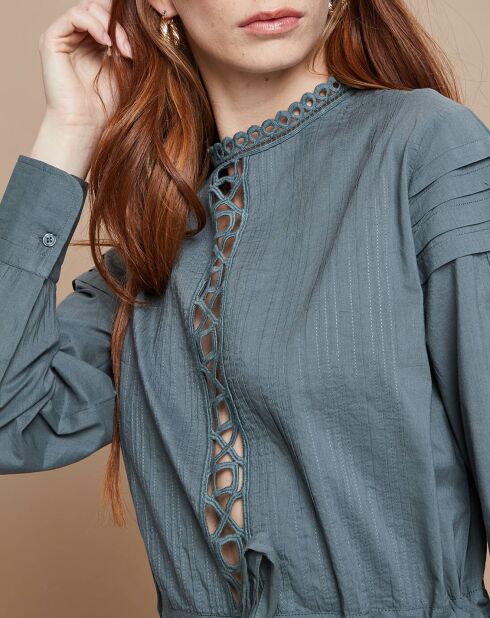 Robe Francesca bleu/gris
