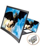 Amplificateur d'écran universel pliable 12 pouces noir