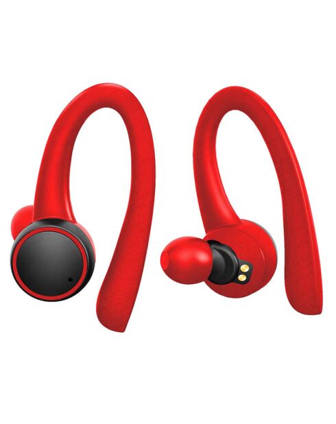 Écouteurs sans fil Bluetooth 5.0 ProSport rouges