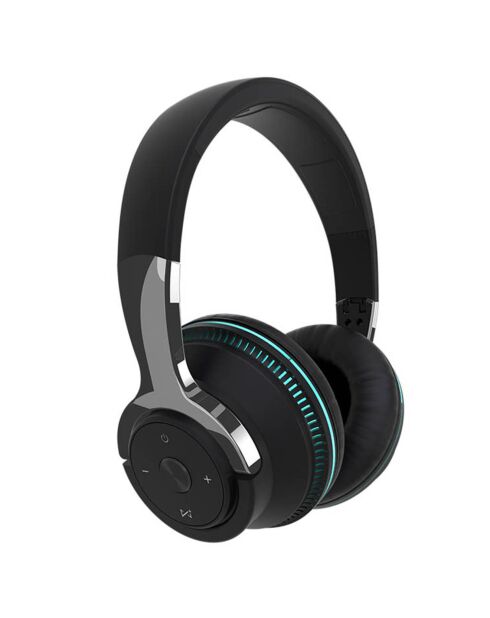 Miami Edition ergonomisches Stereo-5.0-Bluetooth-Headset schwarz