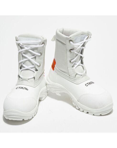 Botas de seguridad blancas