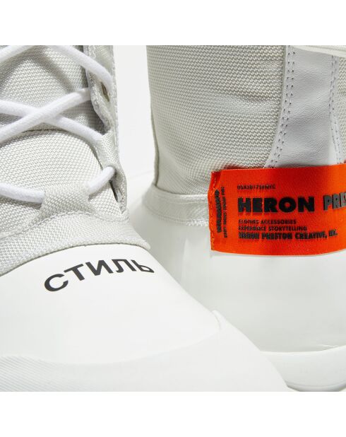 Botas de seguridad blancas