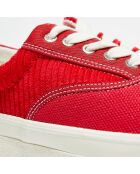 Sneakers en Coton biologique Jute rouges