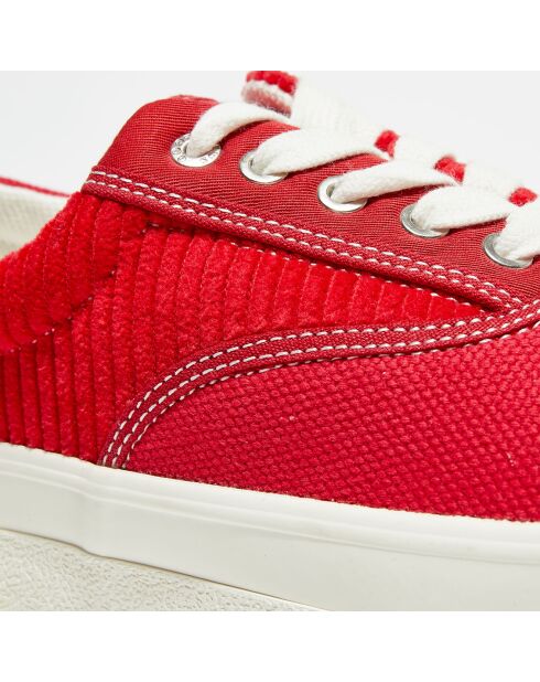 Sneakers en Coton biologique Jute rouges