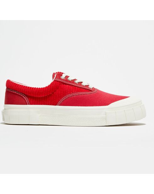 Sneakers en Coton biologique Jute rouges